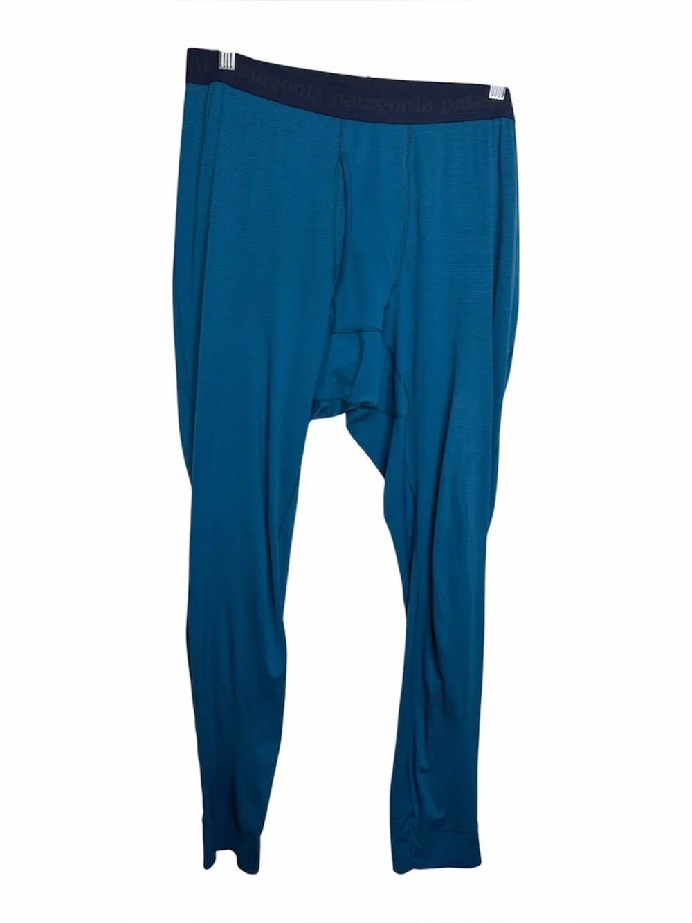 Patagonia Capilene Lightweight Baselayer Mens Pants Blue Sz L Hiking Camping